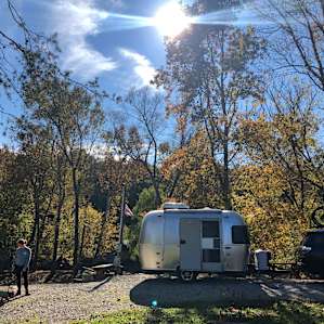 Campsite on the Caney RV Site