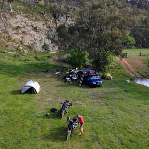 Lots of flat options for camping.