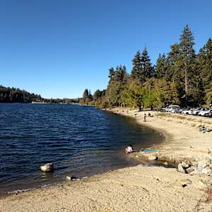 Fishing at Lake Gregory. Gas and stores near by.
