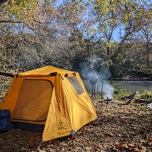camping right by the little miami
