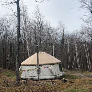 Crow's Nest Yurt near Camel's Hump
