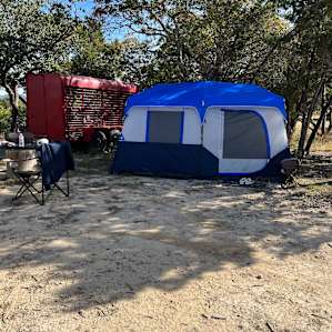 Secluded Tent Camping