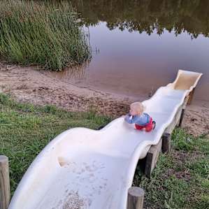 Sandy beach, slide