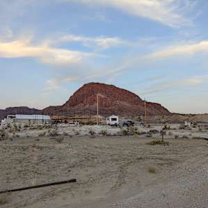 Looking east back towards the trailer