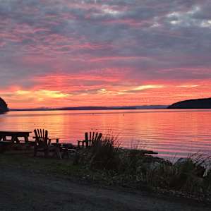 Beachfront Cabin - epic sunsets!