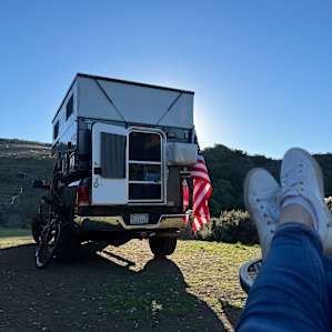 Mountainous Ocean View Campsite