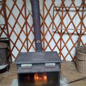 This wood stove does the trick.