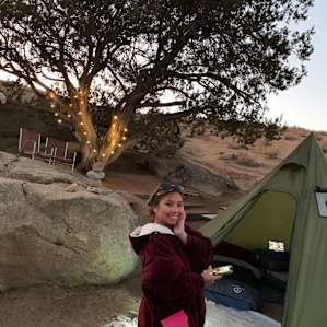 Anne happy with the set up!
