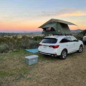 Sunrise over camp