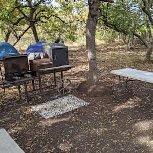 The amenities at the campsite