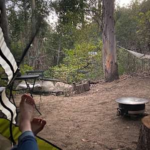 View from the tent at Site #1.
