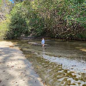 The creek was nice