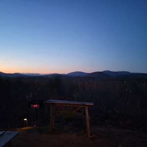Picnic area sunset. Stars were spectacular.