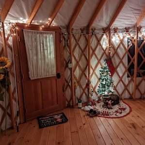 Yurt Glamping on the Goat Farm