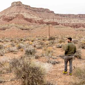There is plenty of room to roam around and take in the Mesa view.