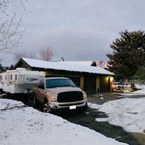 Little Cottonwood driveway camp