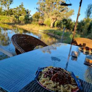 View from the kitchen table