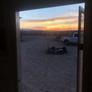 View from our rv