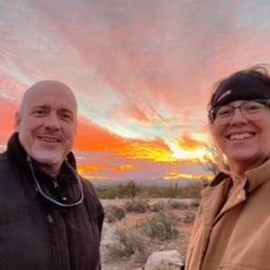 Sunset at Sagauro National Park West