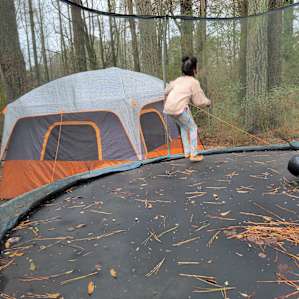 Trampoline fun!