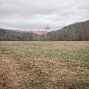 This is a view of a big field on Rob's land. This whole area is open to tent camping.