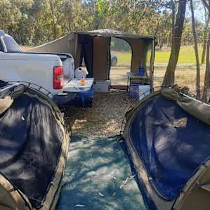 Our little set up for 4