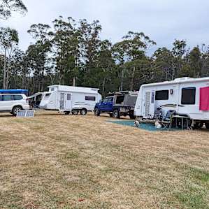 Camp right by the river!