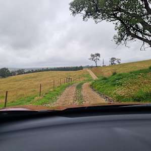 On the way to the property