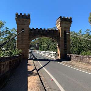 The history Hampton Bridge at Kangaroo Valley