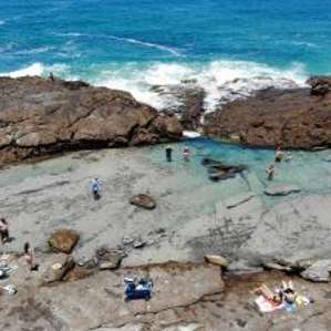 The famous Mermaid Rock Pool