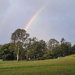 Rainbow in paradise