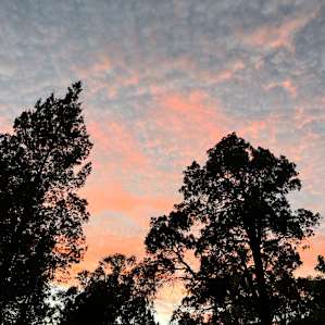 Dawn from the campsite