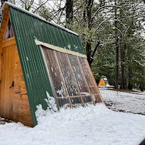 Moon A-Frame Cabin, Cedar Bloom