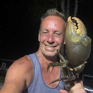 Big crabs.
