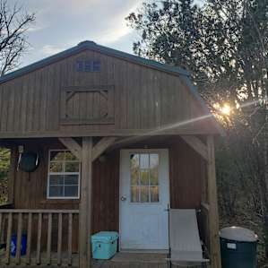 Mini Rustic Cabin and Camping