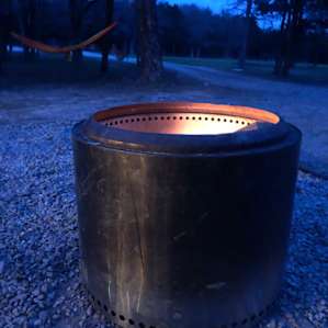 Love the Solo Stoves they have for clean burning campfires!