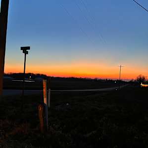 Our sunset from the property!