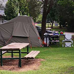 Tent setup