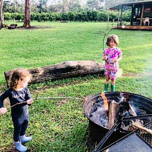 The kids loved toasting marshmallows