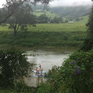 SUP on the river