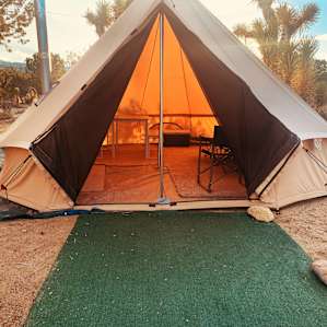 Front of Bell Tent