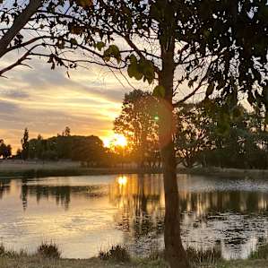 Sunset at Braeburn Farm