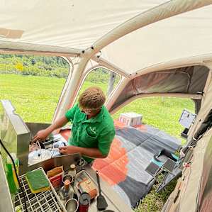 On the Clarence Camping