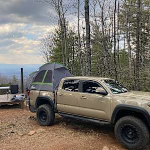Remote Mountain Camping Platform