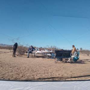 Sites come with a picnic table and a fire barrel