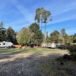The camping area