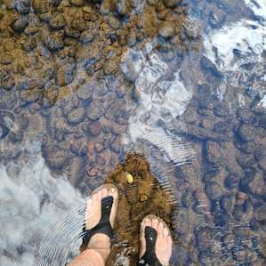 Pristine, crystal clear water