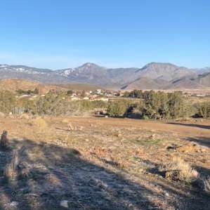 View of the mountains from camp.