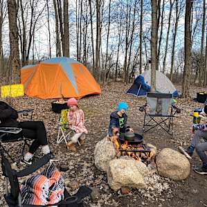 Lake and Forest Camping