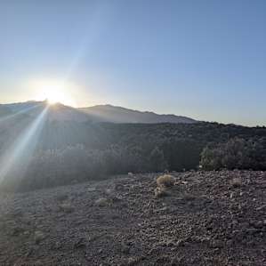 Peaceful primitive camping